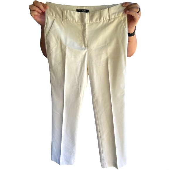 Talbots Women’s Ivory Petite Pants - Picture 2 of 9